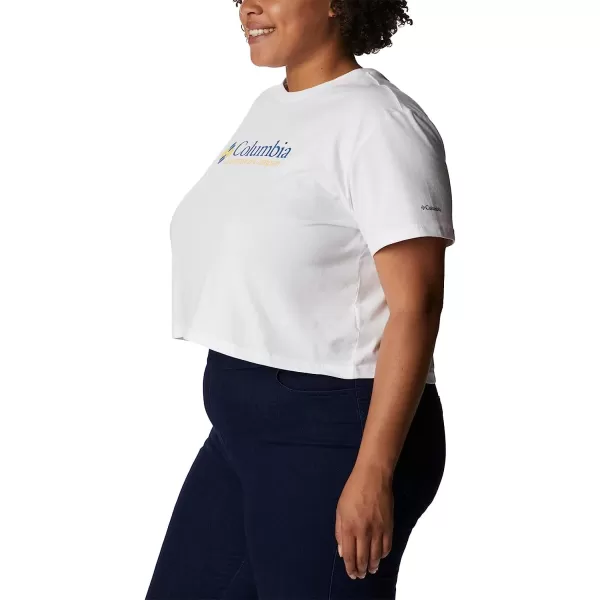 imageColumbia Womens North Cascades Cropped TeeWhiteCsc Retro Logo