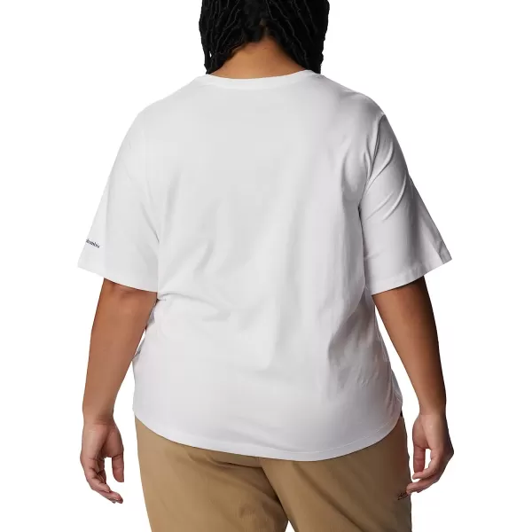 imageColumbia Womens North Cascades Graphic Short Sleeve TeeWhiteStarry Peaks Graphic