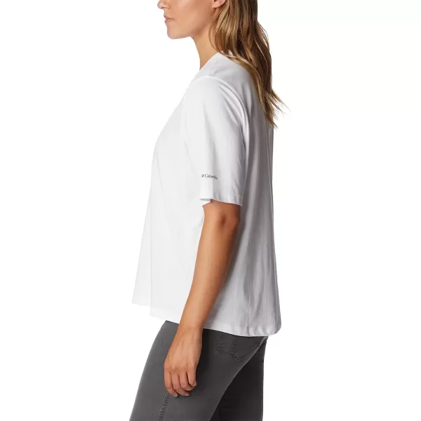 imageColumbia Womens North Cascades Graphic Short Sleeve TeeWhiteStarry Peaks Graphic