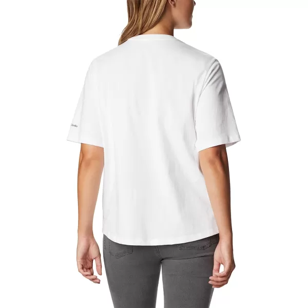 imageColumbia Womens North Cascades Graphic Short Sleeve TeeWhiteStarry Peaks Graphic
