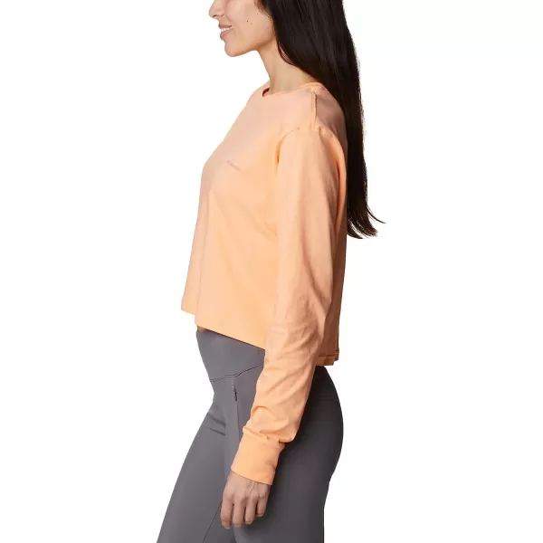 imageColumbia Womens North Cascades Long Sleeve Cropped TeePeachBoundless Graphic