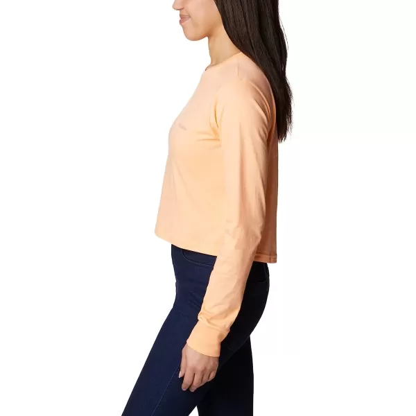 imageColumbia Womens North Cascades Long Sleeve Cropped TeePeachBoundless Graphic