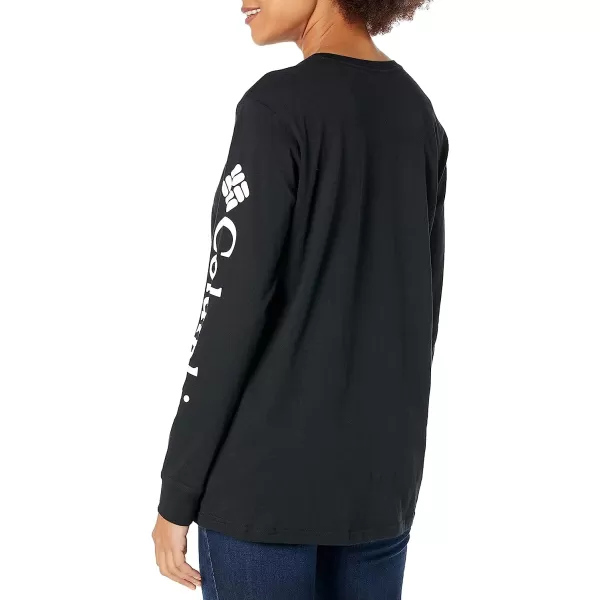 imageColumbia Womens North Cascades Ls TeeBlack Csc Branded Sleeve