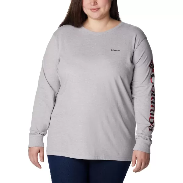 imageColumbia Womens North Cascades Ls TeeColumbia Grey Hthr Csc Branded Buffalo