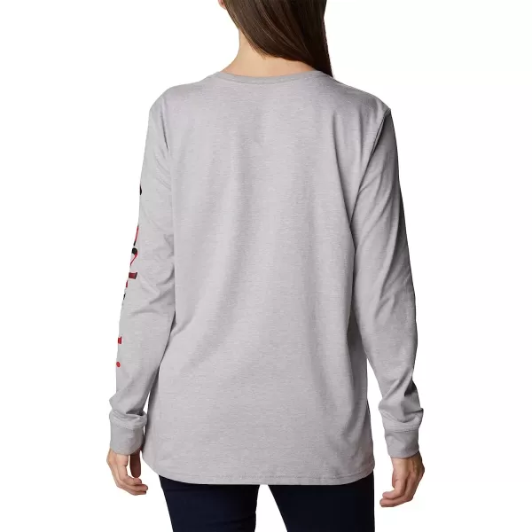 imageColumbia Womens North Cascades Ls TeeColumbia Grey Hthr Csc Branded Buffalo