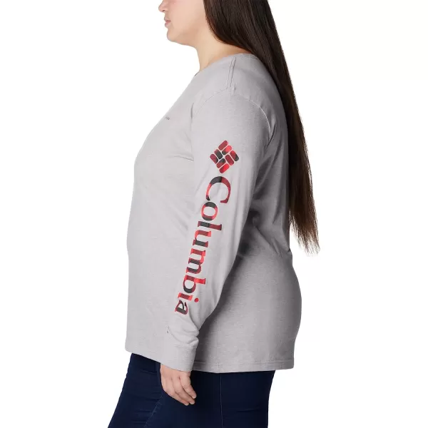 imageColumbia Womens North Cascades Ls TeeColumbia Grey Hthr Csc Branded Buffalo