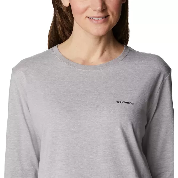 imageColumbia Womens North Cascades Ls TeeColumbia Grey Hthr Csc Branded Buffalo