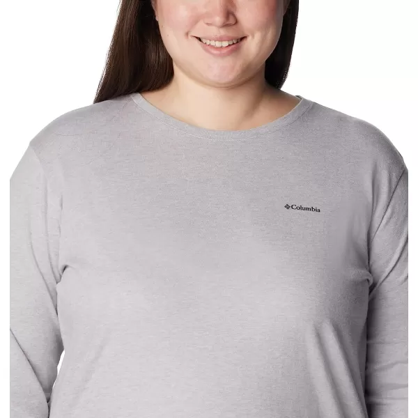 imageColumbia Womens North Cascades Ls TeeColumbia Grey Hthr Csc Branded Buffalo