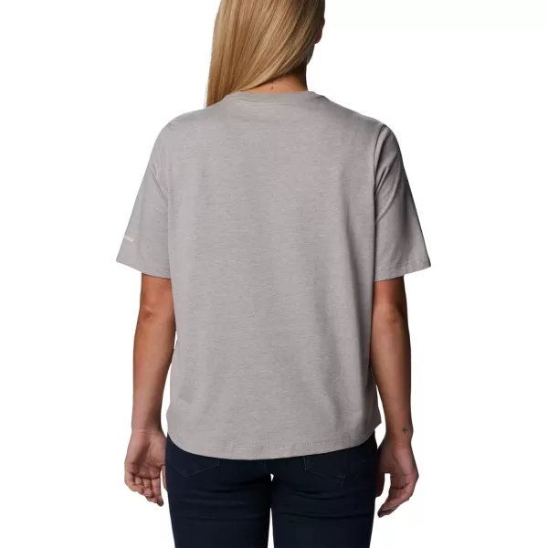 imageColumbia Womens North Cascades Relaxed TeeColumbia Grey HeatherGem Mini Hibiscus