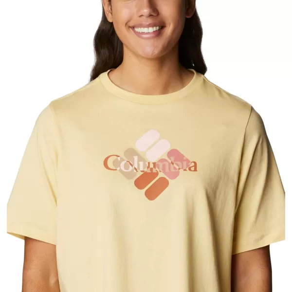 imageColumbia Womens North Cascades Relaxed TeeCornstalkCentered Multi Gem