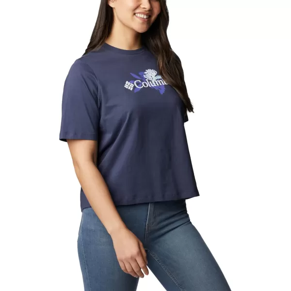 imageColumbia Womens North Cascades Relaxed TeeNocturnalJubilant Flower