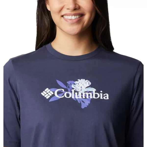 imageColumbia Womens North Cascades Relaxed TeeNocturnalJubilant Flower