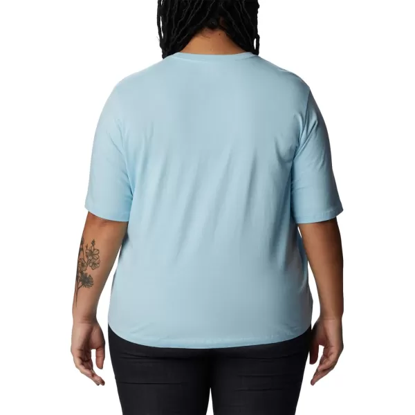 imageColumbia Womens North Cascades Relaxed TeeSpring BlueGem Wisterian