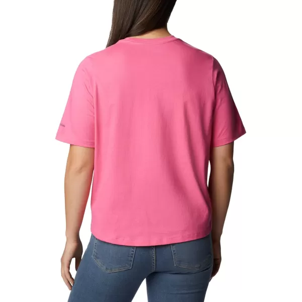 imageColumbia Womens North Cascades Relaxed TeeWild GeraniumGem Wisterian