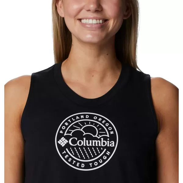 imageColumbia Womens North Cascades TankBlackGem Columbia Graphic
