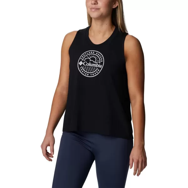 imageColumbia Womens North Cascades TankBlackGem Columbia Graphic