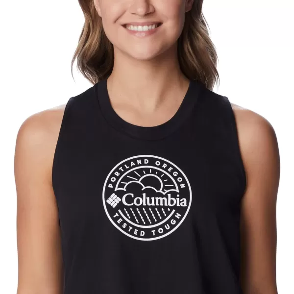 imageColumbia Womens North Cascades TankBlackPdx Tested Tough Graphic