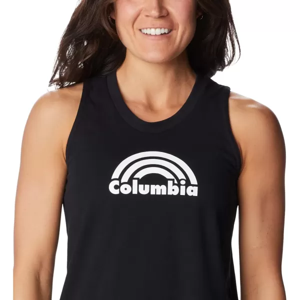 imageColumbia Womens North Cascades TankBlackWhite Rainbow