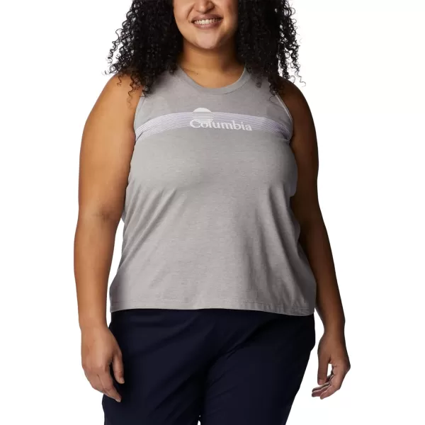 imageColumbia Womens North Cascades TankColumbia Grey HeatherInverted Brand Grx