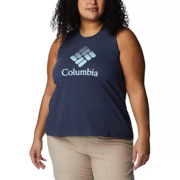imageColumbia Womens North Cascades TankNocturnalCsc Stacked Gradient Graphic