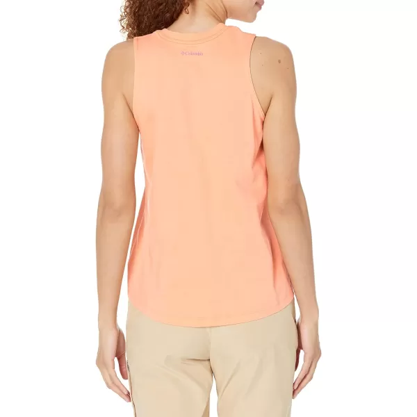 imageColumbia Womens North Cascades TankPeachInverted Brand Graphic