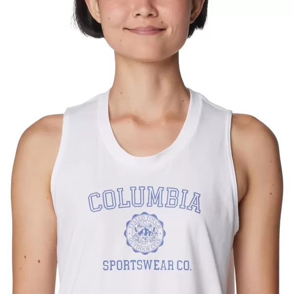imageColumbia Womens North Cascades TankWhiteCsc Emblem Two