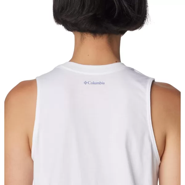 imageColumbia Womens North Cascades TankWhiteCsc Emblem Two
