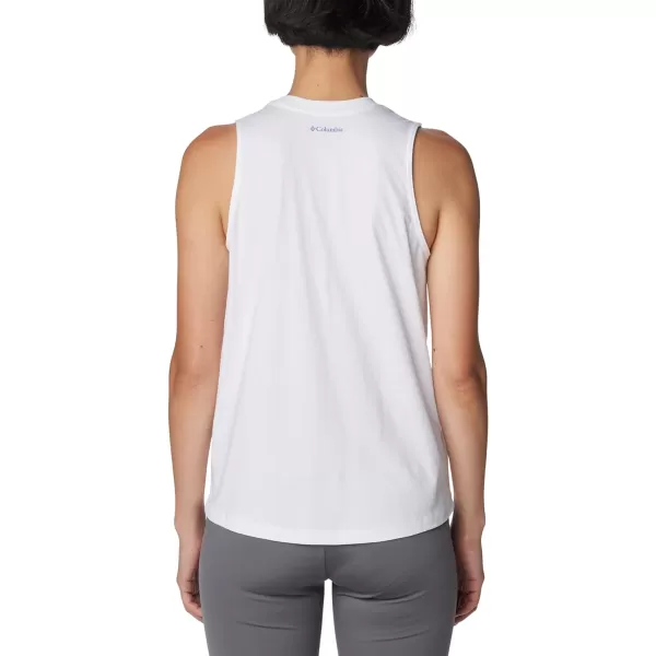 imageColumbia Womens North Cascades TankWhiteCsc Emblem Two