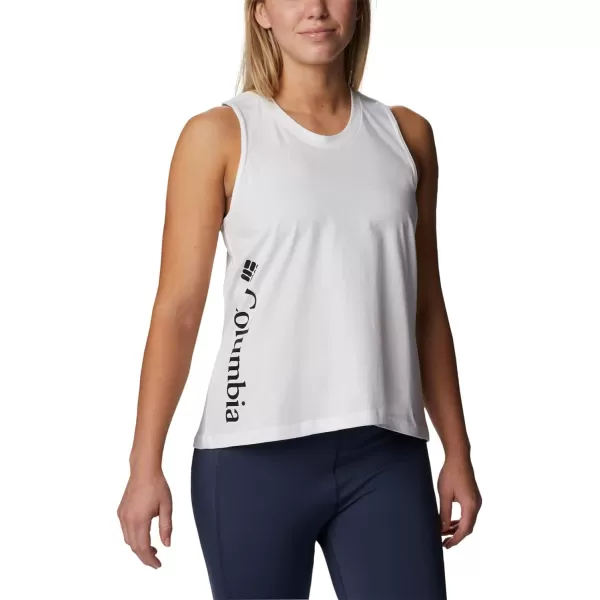 imageColumbia Womens North Cascades TankWhiteGem Columbia Graphic
