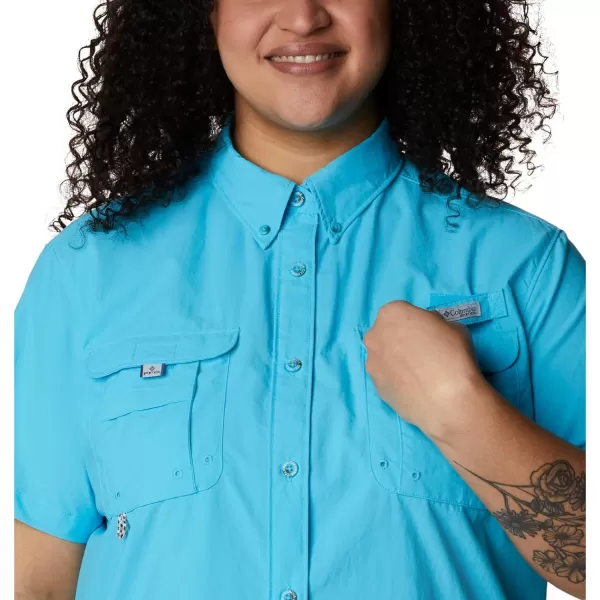imageColumbia Womens PFG Bahama II UPF 30 Short Sleeve Fishing ShirtAtoll