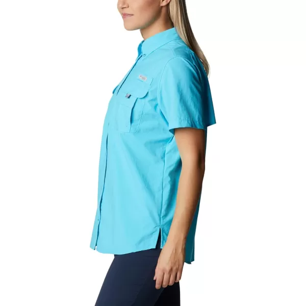 imageColumbia Womens PFG Bahama II UPF 30 Short Sleeve Fishing ShirtAtoll