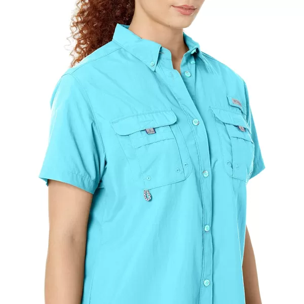 imageColumbia Womens PFG Bahama II UPF 30 Short Sleeve Fishing ShirtAtoll