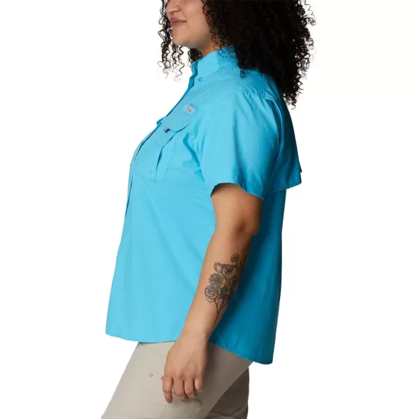 imageColumbia Womens PFG Bahama II UPF 30 Short Sleeve Fishing ShirtAtoll