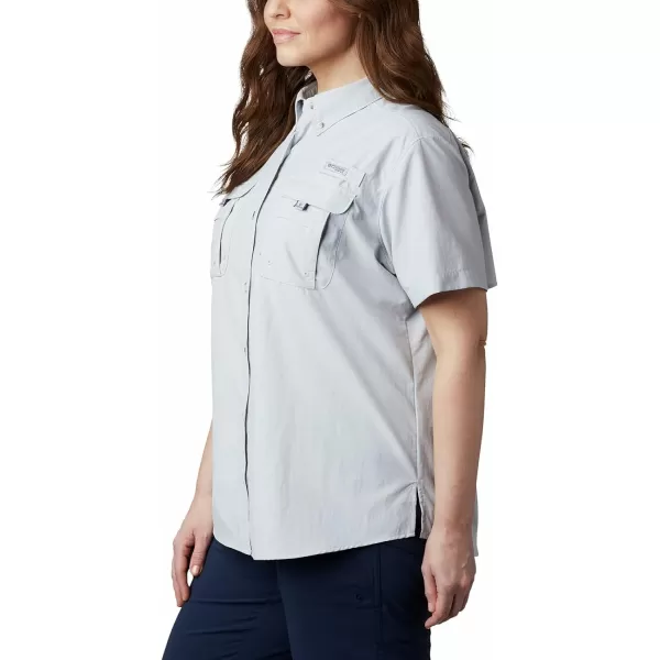 imageColumbia Womens PFG Bahama II UPF 30 Short Sleeve Fishing ShirtCirrus Grey