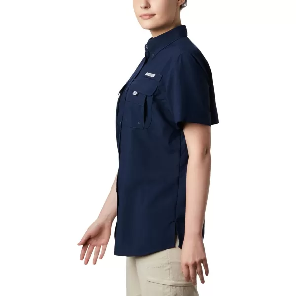 imageColumbia Womens PFG Bahama II UPF 30 Short Sleeve Fishing ShirtCollegiate Navy