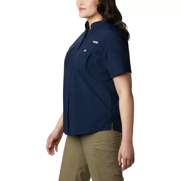 imageColumbia Womens PFG Bahama II UPF 30 Short Sleeve Fishing ShirtCollegiate Navy