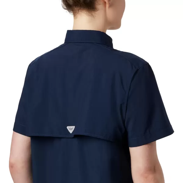imageColumbia Womens PFG Bahama II UPF 30 Short Sleeve Fishing ShirtCollegiate Navy