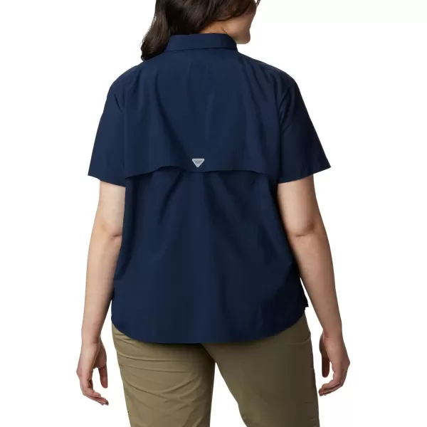 imageColumbia Womens PFG Bahama II UPF 30 Short Sleeve Fishing ShirtCollegiate Navy