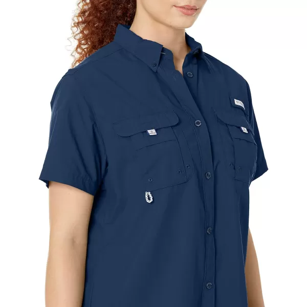 imageColumbia Womens PFG Bahama II UPF 30 Short Sleeve Fishing ShirtCollegiate Navy