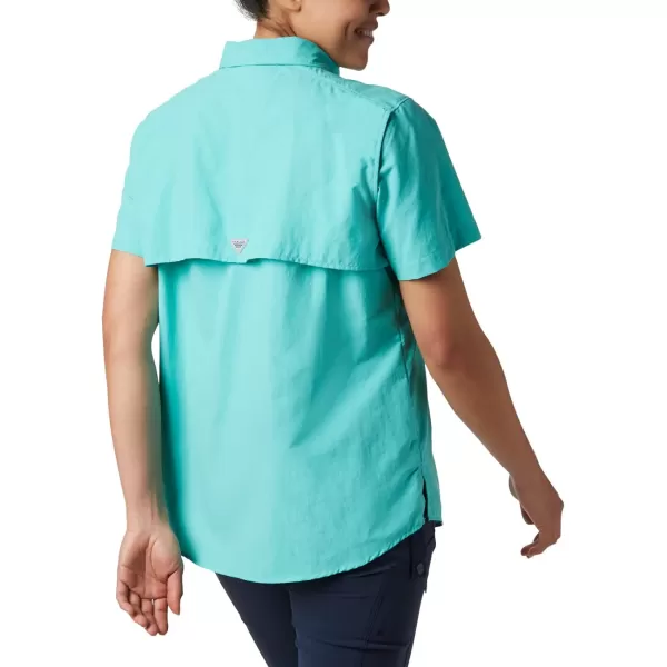 imageColumbia Womens PFG Bahama II UPF 30 Short Sleeve Fishing ShirtDolphin