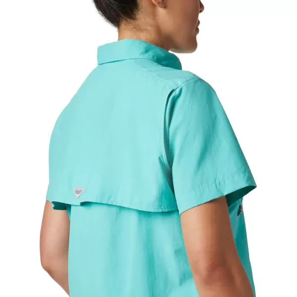 imageColumbia Womens PFG Bahama II UPF 30 Short Sleeve Fishing ShirtDolphin