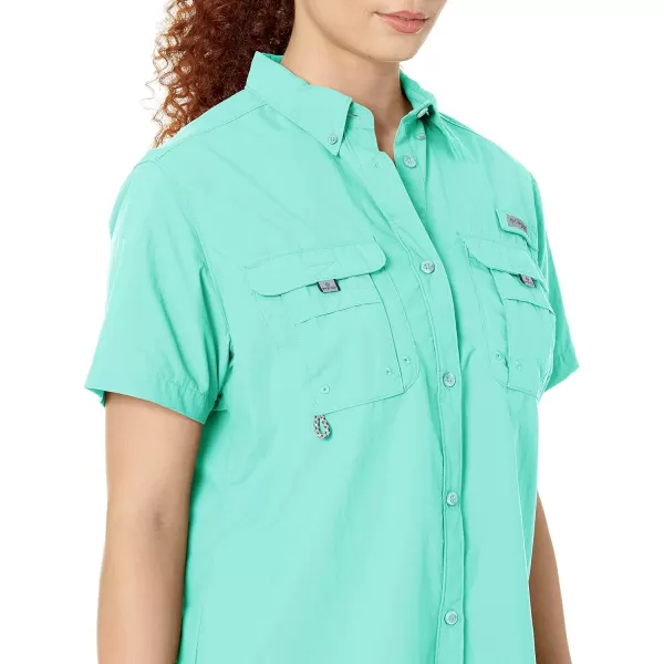 imageColumbia Womens PFG Bahama II UPF 30 Short Sleeve Fishing ShirtDolphin