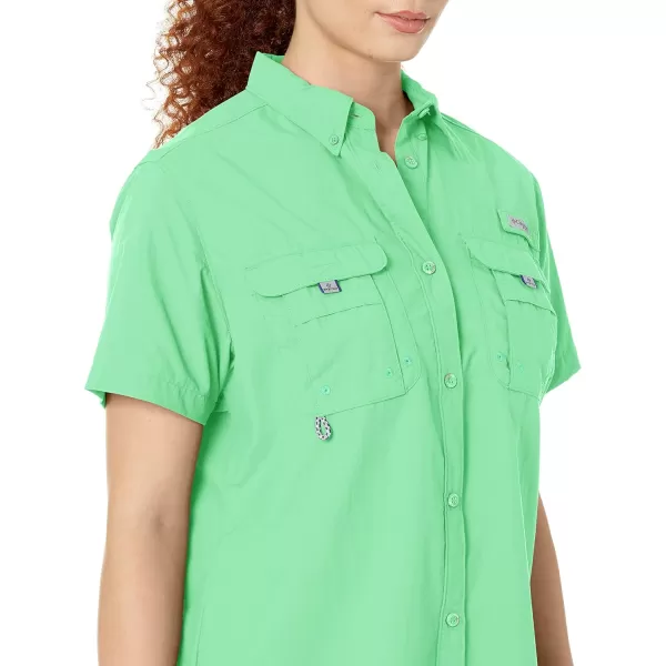 imageColumbia Womens PFG Bahama II UPF 30 Short Sleeve Fishing ShirtEmerald City