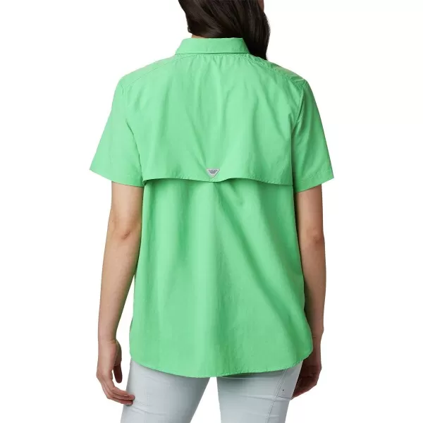 imageColumbia Womens PFG Bahama II UPF 30 Short Sleeve Fishing ShirtEmerald City