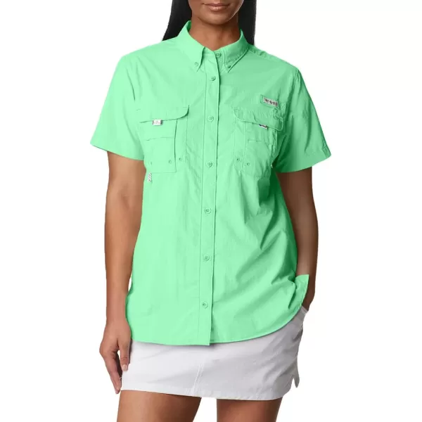 imageColumbia Womens PFG Bahama II UPF 30 Short Sleeve Fishing ShirtEmerald City