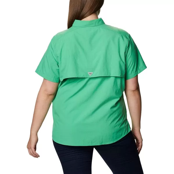 imageColumbia Womens PFG Bahama II UPF 30 Short Sleeve Fishing ShirtEmerald City