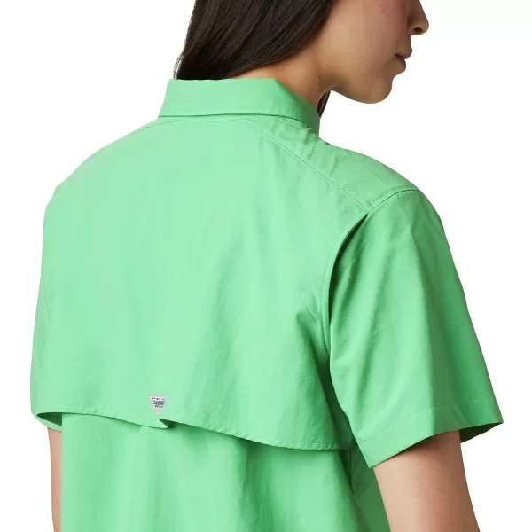 imageColumbia Womens PFG Bahama II UPF 30 Short Sleeve Fishing ShirtEmerald City