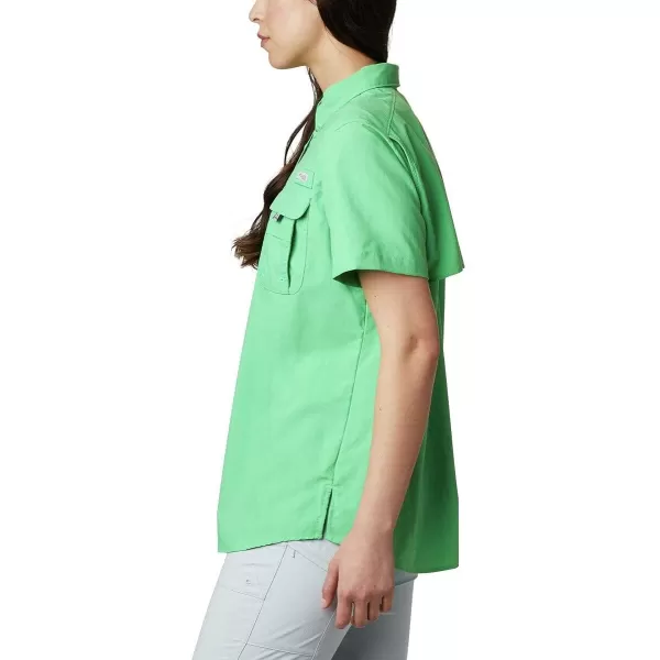 imageColumbia Womens PFG Bahama II UPF 30 Short Sleeve Fishing ShirtEmerald City