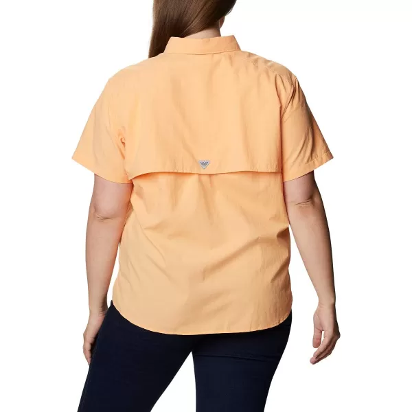 imageColumbia Womens PFG Bahama II UPF 30 Short Sleeve Fishing ShirtLight Juice