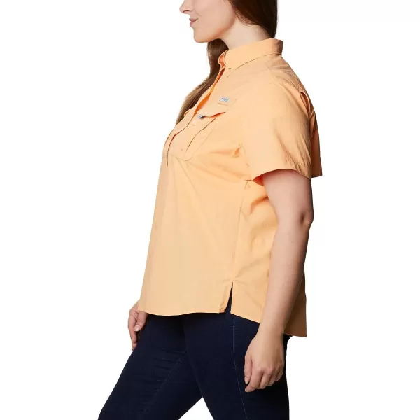 imageColumbia Womens PFG Bahama II UPF 30 Short Sleeve Fishing ShirtLight Juice